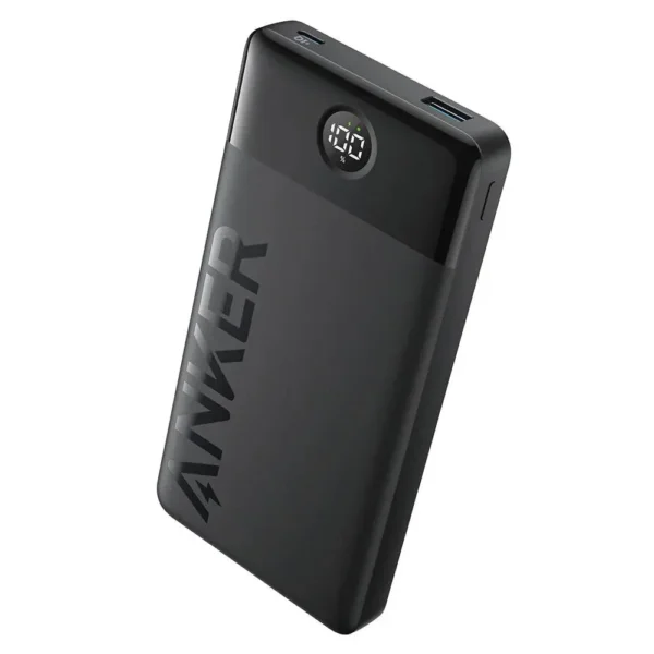 Anker 324 باور بانك سعة 10000 مللي أمبير - 12 واط - أسود (A1237H11)