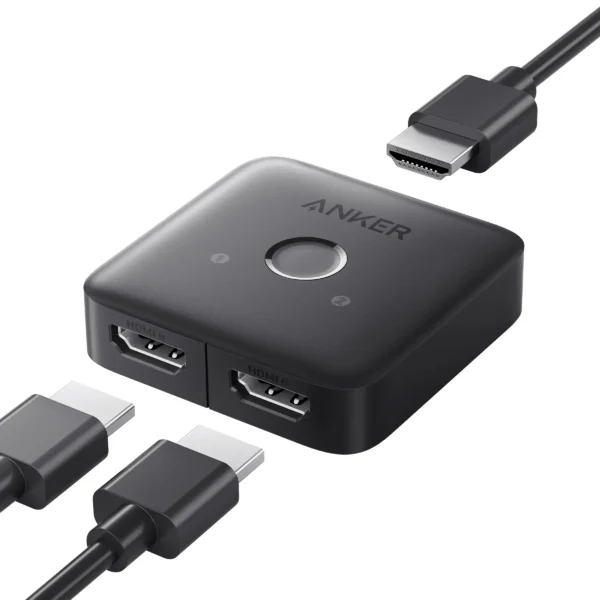 محول HDMI انكر 3 في 1 USB-C متعدد المنافذ - رمادي | Anker A83H10A1