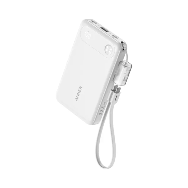 Anker PowerCore 10K - باور بانك 10,000mAh 22.5W - أبيض (A1257H21)