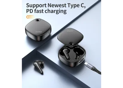 سماعات Choetech Soulpods Pro اللاسلكية TWS مع إلغاء الضوضاء النشط (ANC+ENC)