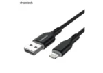 Choetech -XAL-0002-USB-A to Lightning Cable (1m, TPE, Black) - Image 3
