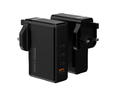 شاحن حائط ذكي Recci 100W GaN فائق السرعة RC41