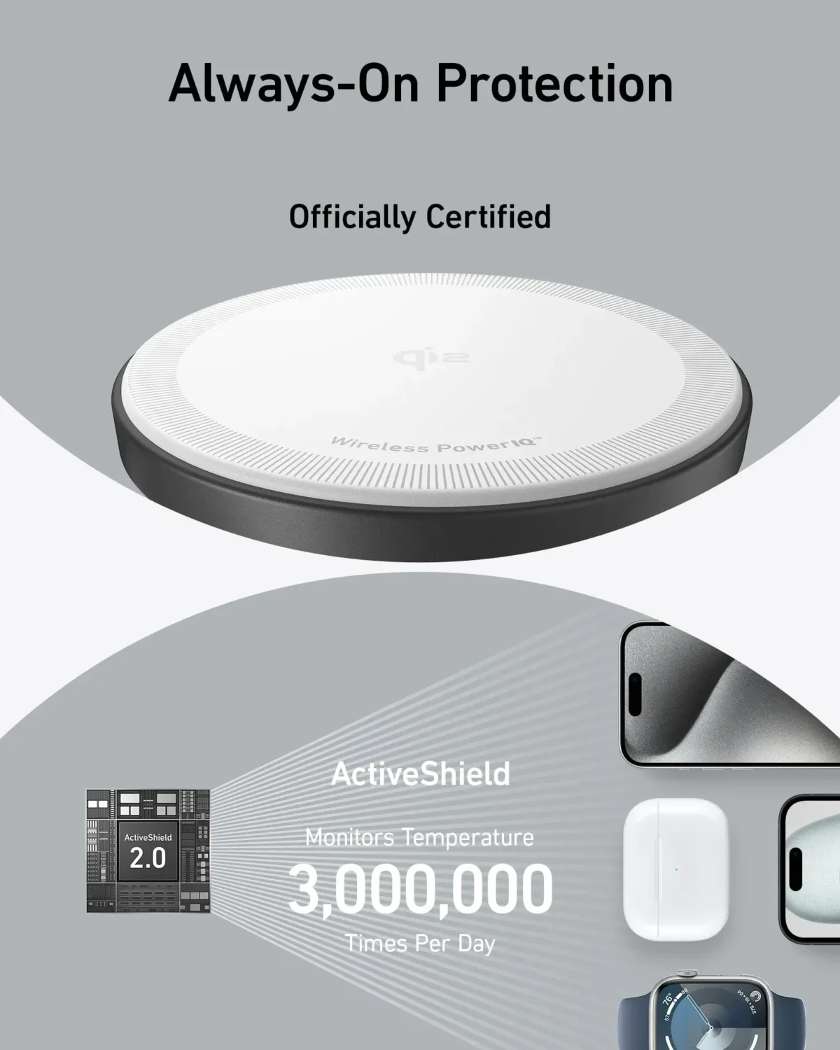 Anker MagGo Qi2 Charging Station (B25M3311) - 3-in-1 Ultra Magnetic Charging-18-month warranty from the local official agent - Image 7