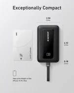 Anker Zolo 10000mAh Ultra-Fast Portable Power Bank Charger with Built-in USB-C Cable - 30W (Black)18-month warranty from the local official agent - Image 6