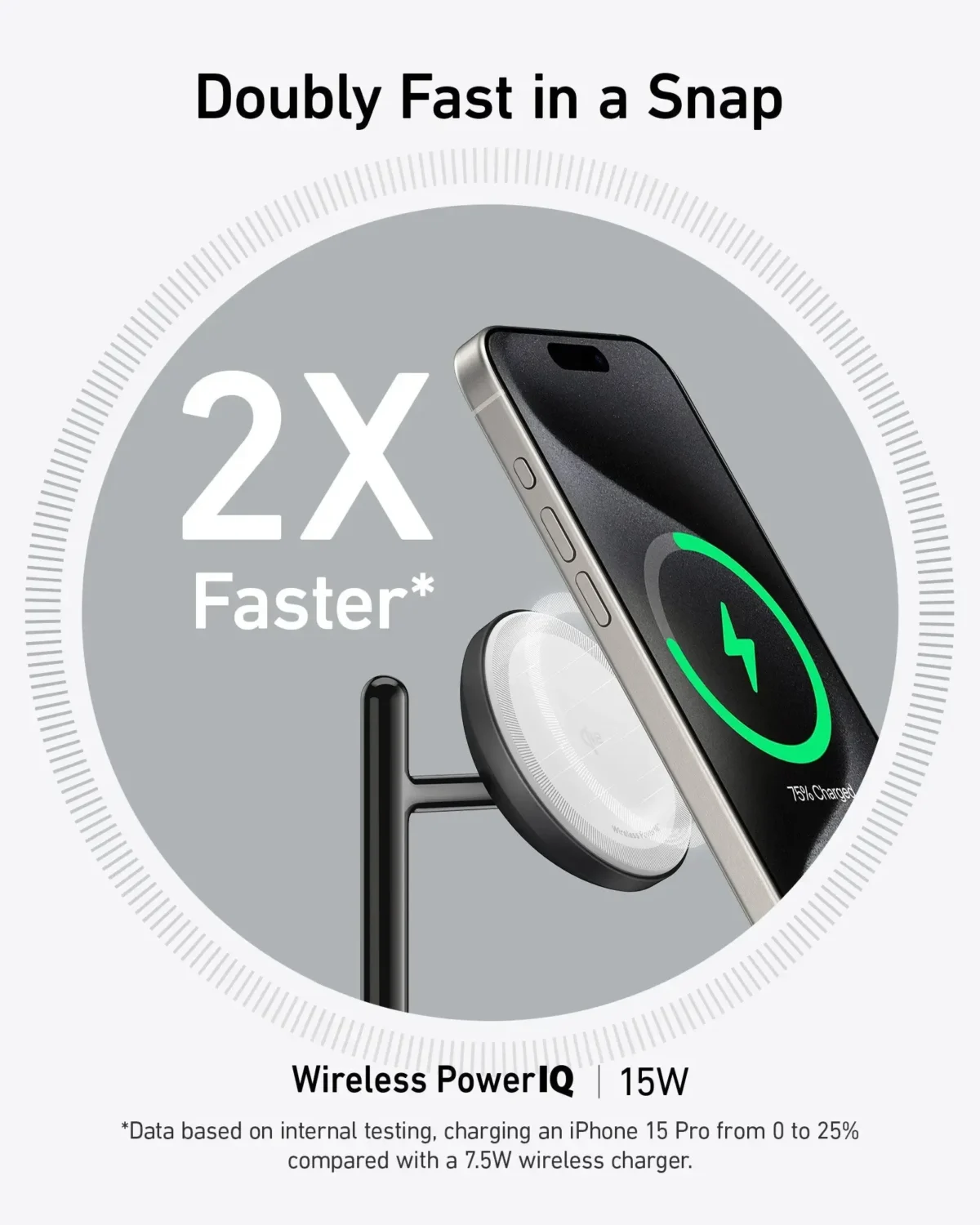Anker MagGo Qi2 Charging Station (B25M3311) - 3-in-1 Ultra Magnetic Charging-18-month warranty from the local official agent - Image 6