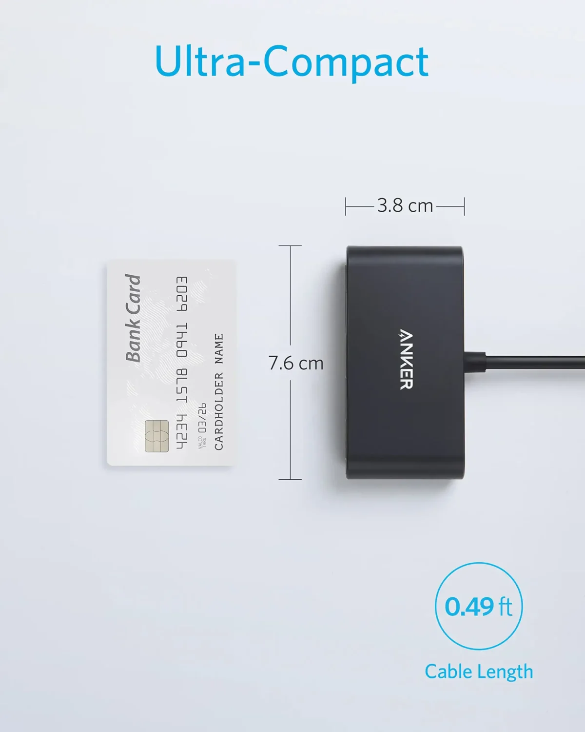 Anker Hub USB-C 3-in-1 - Black | A8339HA1-18-month warranty from the local official agent - Image 5