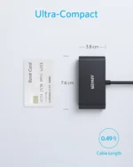 Anker Hub USB-C 3-in-1 - Black | A8339HA1-18-month warranty from the local official agent - Image 5