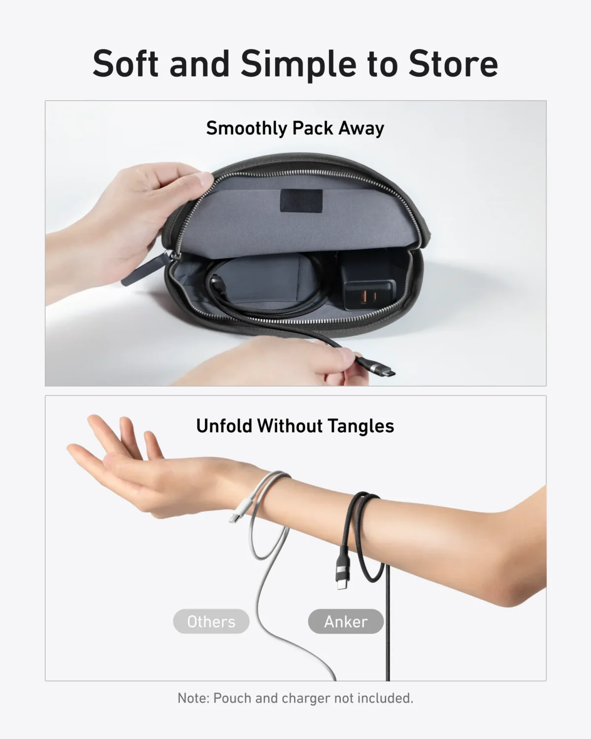 Anker Type-C to Type-C Cable 240W - 6 Feet (1.8 Meters) - Black-18-month warranty from the local official agent - Image 4