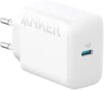 شاحن حائط انكر 20 وات USB-C - أبيض (PowerPort III Nano)