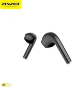 Awei T28 TWS Wireless Earphones with Charging Case - White - Image 2
