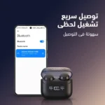 ⁦سماعات أورايمو AirBuds 4 اللاسلكية (OTW-340) مع شاشة LED وتقنية 4-ENC للمكالمات⁩ - الصورة ⁦6⁩