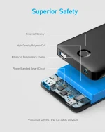 Anker 323 Portable Power Bank 10000mAh 12W - Black | A1334H11-18-month warranty from the local official agent - Image 4