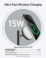 Anker MagGo Qi2 Charging Station (B25M3311) - 3-in-1 Ultra Magnetic Charging-18-month warranty from the local official agent - Image 5