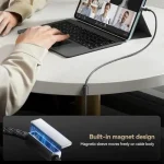 ⁦كابل شحن ونقل بيانات سريع Joyroom S-A50 Unlimited Series بقوة 60 واط، Type-C إلى Type-C، طول 1.2 متر، لون رمادي داكن⁩ - الصورة ⁦4⁩