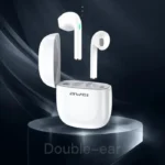 Awei T28 TWS Wireless Earphones with Charging Case - White - Image 9