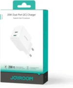 Joyroom JR-TCF12 20W Dual-Port USB-C Charger - White - Image 9