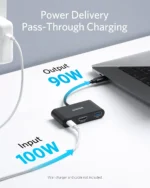 Anker Hub USB-C 3-in-1 - Black | A8339HA1-18-month warranty from the local official agent - Image 3