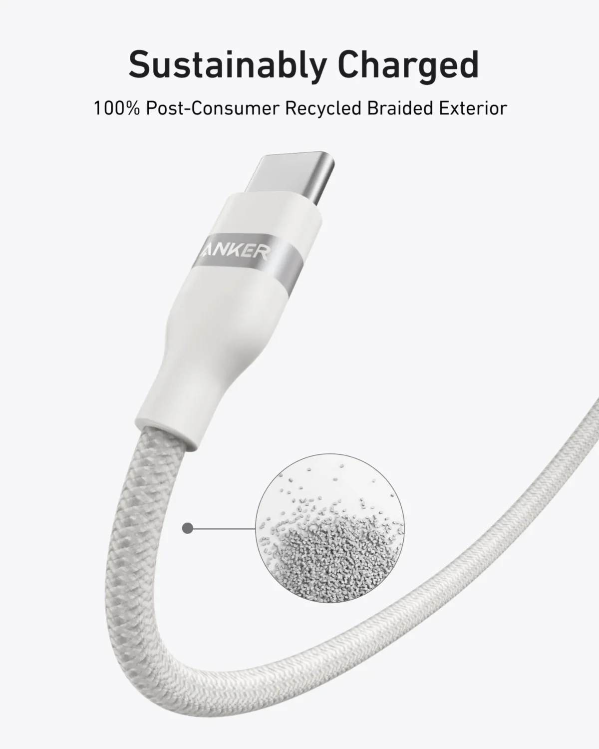 Anker USB-C to USB-C Cable 6ft (240W) - White | A82E2H22-18-month warranty from the local official agent - Image 3