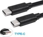Choelech-CC002- Type-C to Type-C PVC Cable in Black - Image 5