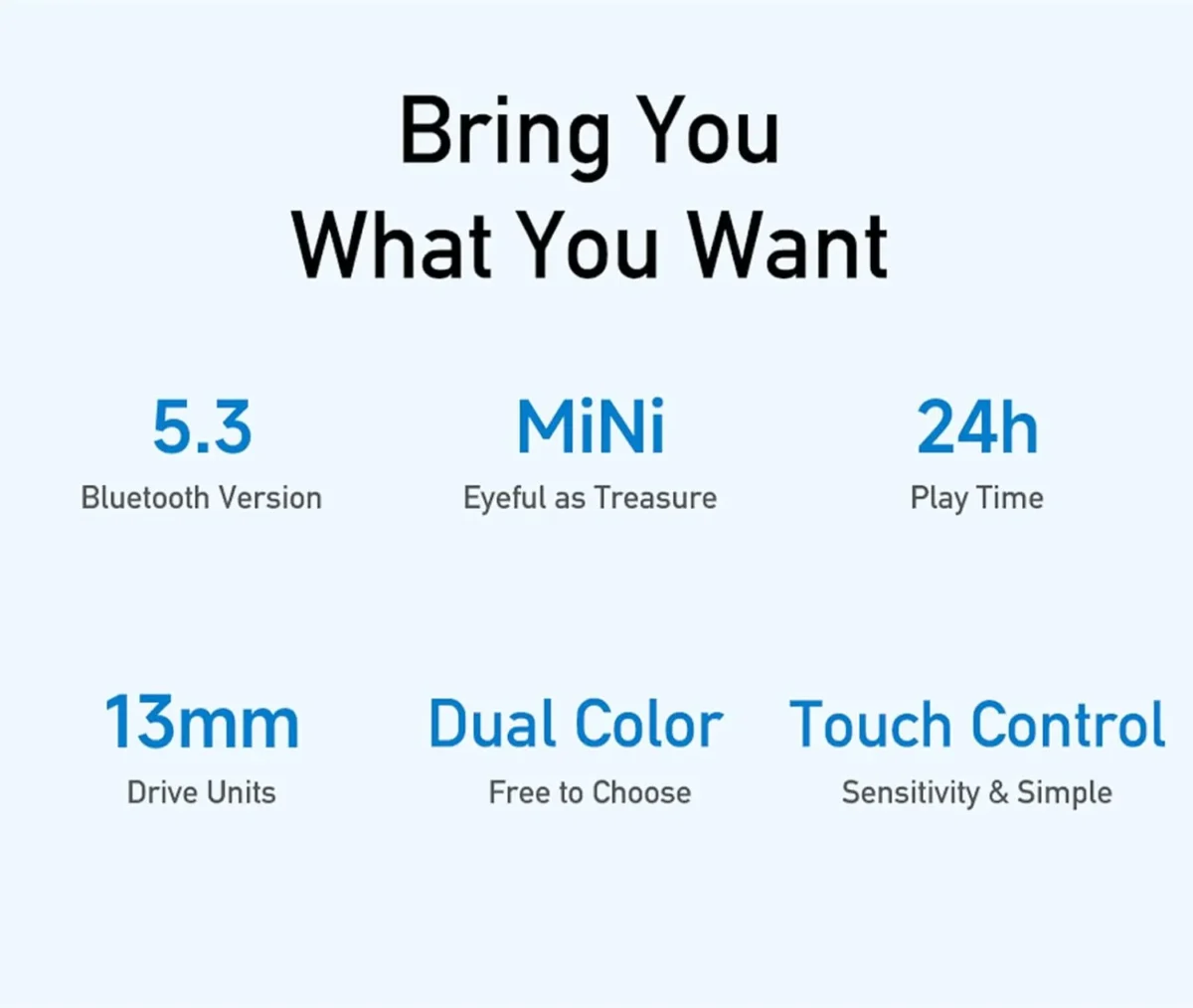 ⁦سماعات أذن T26 Pro لاسلكية داخل الأذن بخاصية إلغاء الضوضاء، بلوتوث 5.3 ومقاومة للماء IPX6 - أسود⁩ - الصورة ⁦5⁩