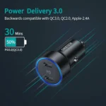 Choetech-C0054-V2-40W Dual PD Car Charger - Ultra Fast Charging - Image 5