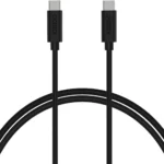 كابل Choelech (أو Cholich) Type-C إلى Type-C من الـ PVC باللون الأسود - توصيل فعال واقتصادي