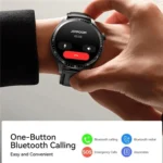 ⁦ساعة Joyroom JR-FC2 Pro الذكية: تصميم أنيق، اتصال بلوتوث، وتتبع الصحة - فضي (ضوء القمر)⁩ - الصورة ⁦3⁩