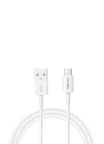 كيبل شحن سريع وناقل بيانات Recci RTC-P05M Micro USB 4.5A بطول 1.5 متر - أبيض