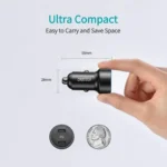 Choetech-C0054-V2-40W Dual PD Car Charger - Ultra Fast Charging - Image 2