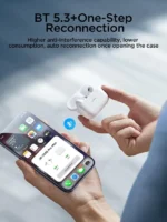 Joyroom JR-T03S Pro Max Wireless Bluetooth Earphones with Dual-Core Chip - Image 12