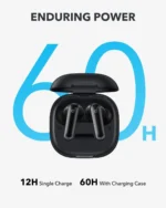 ⁦سماعات أذن Anker Soundcore P40i اللاسلكية: إلغاء ضوضاء تكيفي، صوت باص عميق، 60 ساعة تشغيل، وحافظة 2 في 1-ضمان 18 شهر من الوكيل الرسمي المحلي⁩ - الصورة ⁦4⁩