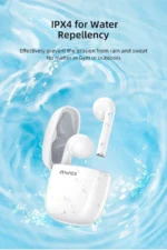 Awei T28 TWS Wireless Earphones with Charging Case - White - Image 10