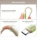 Joyroom S-A53 Fast Charging Cable (Type-C to Lightning) 30W 2m - Beige - Image 4
