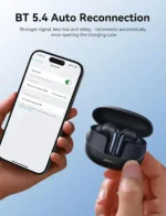 ⁦سماعات أذن لاسلكية Joyroom JR-FN2 Funpods True Wireless بتقنية البلوتوث (أسود)⁩ - الصورة ⁦6⁩