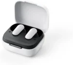 سماعة لاسلكية Anker Soundcore R50i NC بمكبرات 10 ملم وباس عميق، بلوتوث 5.3، 45 ساعة تشغيل، مقاومة للماء IP54، و4 ميكروفونات لمكالمات واضحة بالذكاء الاصطناعي. متوفرة باللون الأبيض.