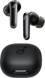 سماعات أذن Anker Soundcore P40i اللاسلكية: إلغاء ضوضاء تكيفي، صوت باص عميق، 60 ساعة تشغيل، وحافظة 2 في 1