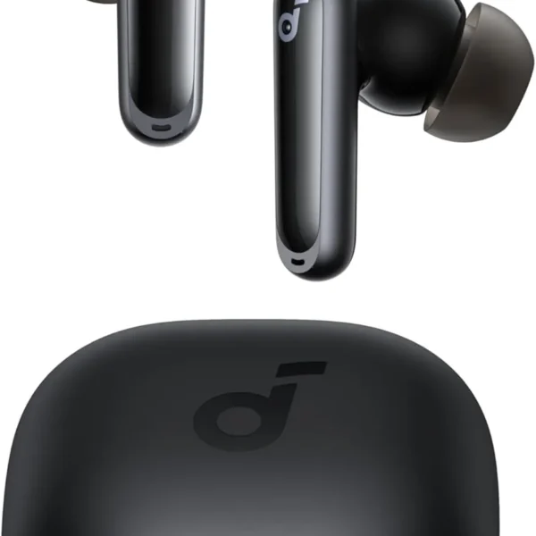 سماعات أذن Anker Soundcore P40i اللاسلكية: إلغاء ضوضاء تكيفي، صوت باص عميق، 60 ساعة تشغيل، وحافظة 2 في 1