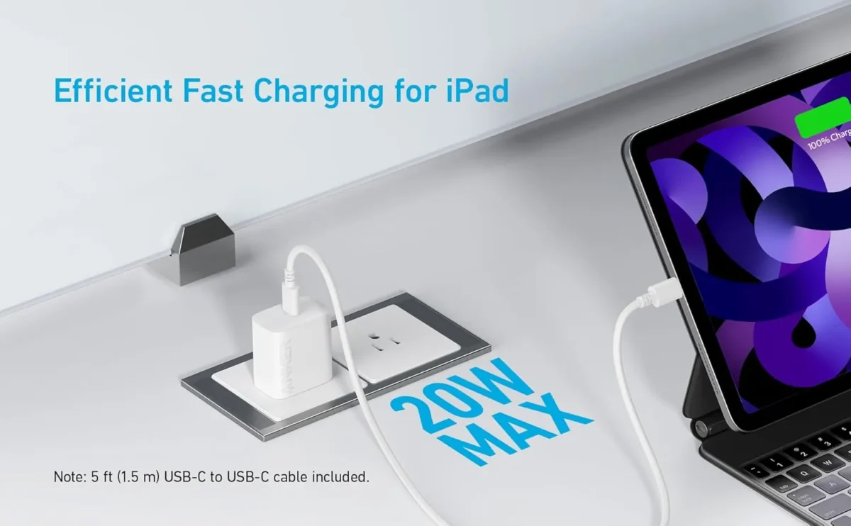 Anker 20W USB-C Wall Charger - White (PowerPort III Nano)18-month warranty from the local official agent - Image 7