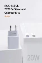 Recci PD 20W USB-C Travel Charger - RCK-16ECL - Image 3