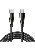 كيبل شحن بيانات سريع 240 واط SA31-CC5 Pioneer Series (Type-C إلى Type-C) 1.2 متر - أسود