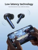 ⁦سماعات أذن لاسلكية Joyroom JR-FN2 Funpods True Wireless بتقنية البلوتوث (أسود)⁩ - الصورة ⁦5⁩