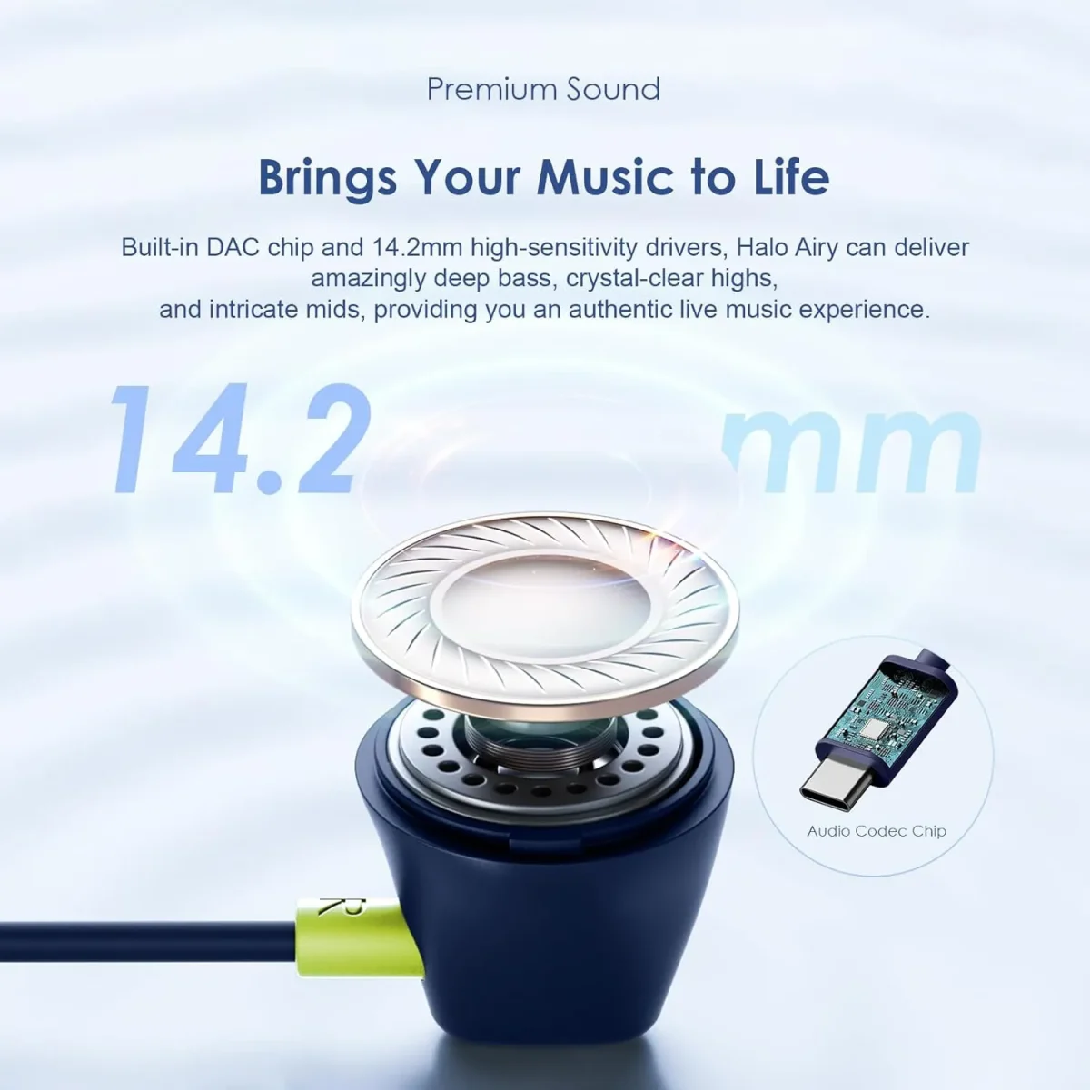 Oraimo Halo Airy Type-C Wired Earphones OEP-650 - Image 5