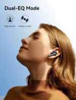 ⁦سماعات أذن لاسلكية Joyroom JR-FN2 Funpods True Wireless بتقنية البلوتوث (أسود)⁩ - الصورة ⁦9⁩