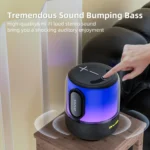 Awei Y669 60W Portable Wireless Bluetooth Speaker - Stereo Sound, Deep Bass, IPX5 Waterproof and RGB Lighting - Image 3