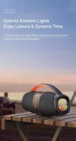 OUI Y887 Portable TWS Bluetooth 5.3 Waterproof Speaker with LED Light and Enhanced Bass - Image 6