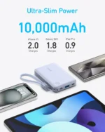 Anker 10000mAh Power bank with Built-in USB-C Cable - 22.5W - Black-18-month warranty from the local official agent - Image 4