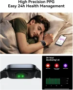 Joyroom Fit-Life JR-FT3S Smart Watch with 1.96-inch Screen and Bluetooth Calling - Space Grey - Image 5