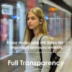 ⁦سماعات أذن لاسلكية Oraimo OpenPods مفتوحة مع 4 ميكروفونات ENC⁩ - الصورة ⁦7⁩