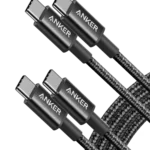 كابل Anker PowerLine III Flow USB-C إلى USB-C (60 واط، 1 متر) مضفر