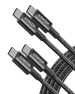 كابل Anker PowerLine III Flow USB-C إلى USB-C (60 واط، 1 متر) مضفر